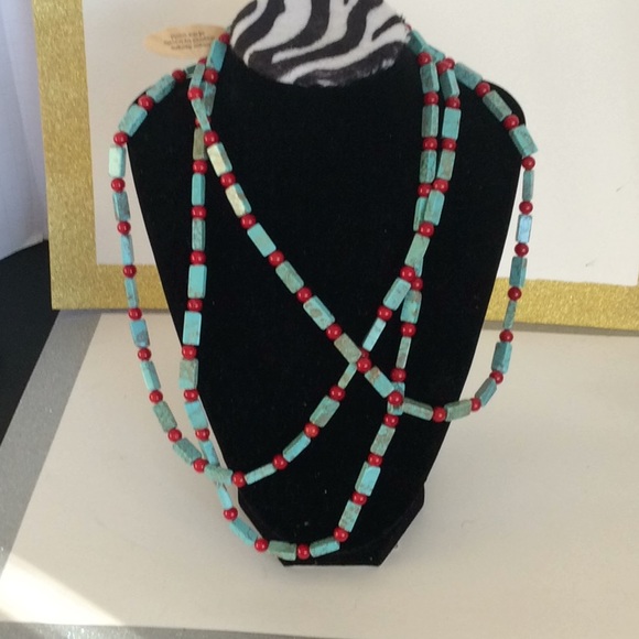 South Sun Sterling Silver Stone Necklace - Picture 5 of 7